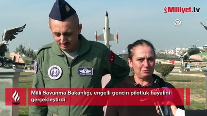 MSB’den yürek ısıtan sürpriz! Kanser hastası Tolga’nın pilotluk hayali gerçek oldu