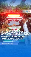 NGG GANDENG YDSF MALANG RESMIKAN AMBULANCE GRATIS DEMI OPTIMALKAN AKSES LAYANAN KESEHATAN MASYARAKAT