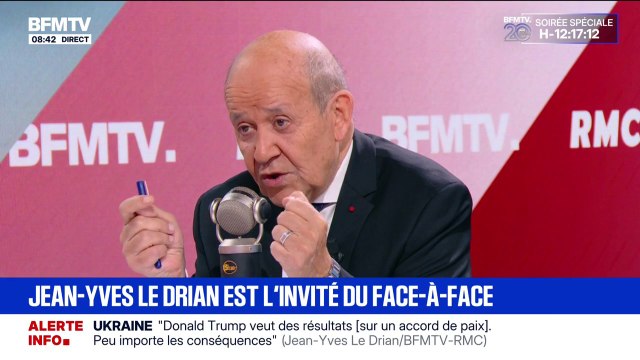 Défense: Il y a un schisme transatlantique , affirme l'ancien ministre des Armées Jean-Yves Le Drian