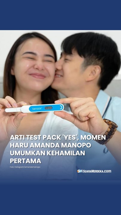 Arti Test Pack 'Yes', Momen Haru Amanda Manopo Umumkan Kehamilan Pertama