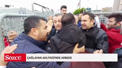 Çağlayan Adliyesi'nde arbede
