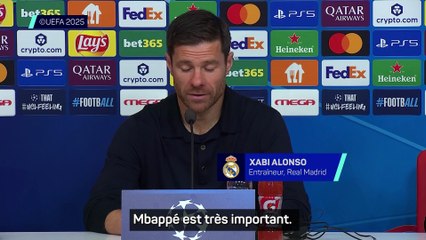 Xabi Alonso : "Mbappé est très important, pas seulement pour ses buts"