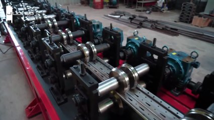 PALLET RACK UPRIGHT BEAM ROLL FORMING MACHINE