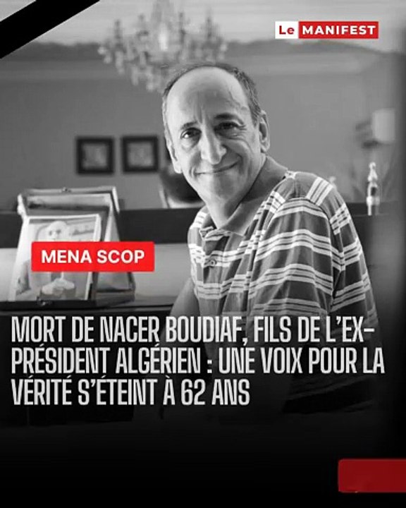 Le Manifest - 🚨 🕊️ Nacer Boudiaf est décédé à 62 ans Le fils de l’ancien président algérien Mohamed Boudiaf est mort à Bruxelles des suites d’un cancer fulgurant. Figure engagée...