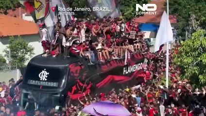 Heurts entre supporters de Flamengo et la police à l'aéroport de Rio