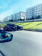 _حادث سير خط___ ير في الطريق الحضاري الرابط بين الحي المحمدي سيدي مومن في اتجاه المحمدية.