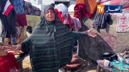 فلسطين / العائلات النازحة لا تزال تواجه ظروفا معيشية صعبة بالرغم من توقف الحرب في غزة
