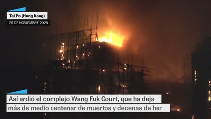 Los equipos de emergencias buscan contra reloj a centenares de desaparecidos en el incendio de Hong Kong