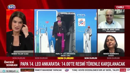Papa 14. Leo Ankara'da: 14.00'te resmi törenle karşılanacak