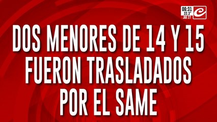 Tremenda persecución policial termina con un choque y dos menores de edad detenidos