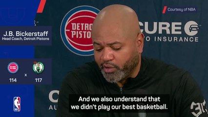 Pistons yet to reach their full potential - Bickerstaff on record-tying win streak
