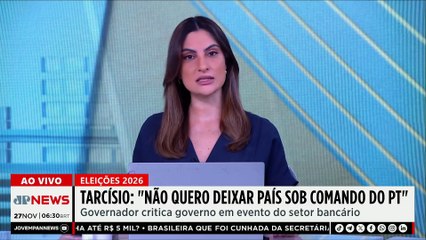 Tarcísio sobre eleições: “Não quero deixar país sob comando do PT”