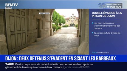 Évasion à Dijon: l'un des deux détenus a été placé au quartier disciplinaire ce mercredi