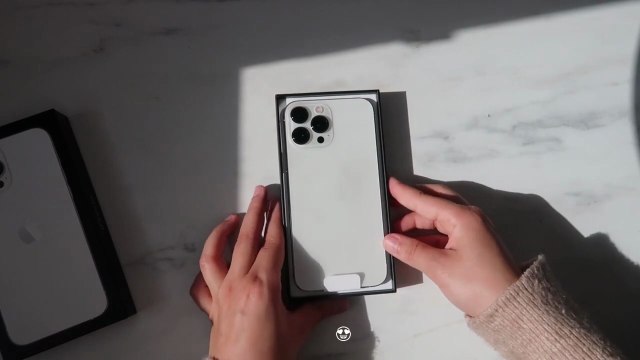unboxing iPhone 13 Pro Max - Silver 128gb
