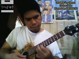 'ALONE' by Heart, Guitar Solo Played On UKULELE