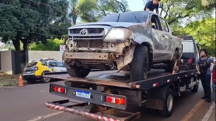 Perseguição das equipes da PF e PM resulta em capotamento na BR-277 e apreensão de mais de 547 kg de drogas