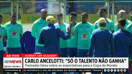 Carlo Ancelotti sobre Copa do Mundo: “Só talento não ganha”