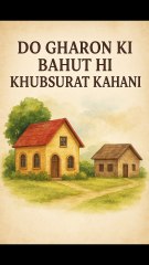DO GHARON KI BAHUT HI KHUBSURAT KAHANI۔