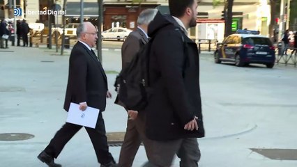 Aldama a la llegada de la AN para declarar sobre los contratos de mascarillas adjudicados por Canarias