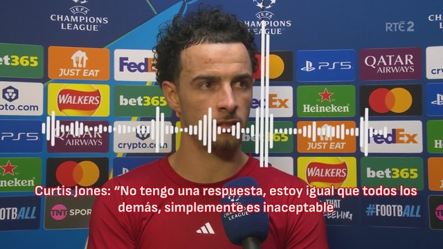 Las durísimas declaraciones de Curtis Jones sobre el estado del Liverpool: Estamos en la mierda