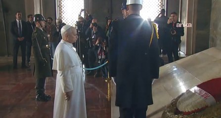 Papa 14. Leo Anıtkabir'i ziyaret etti