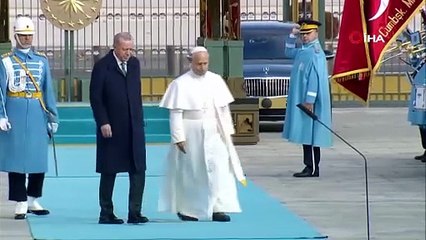Papa 14'üncü Leo, Ankara'da! İşte tarihi ziyaretten ilk kareler