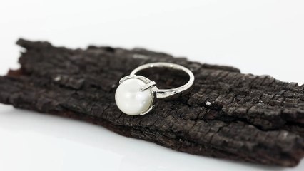 Beautiful Pearl Stone Ring At Navratan