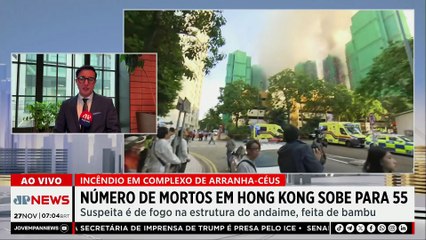 Número de mortos em incêndio em Hong Kong sobe para 55