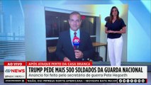 Trump pede 500 soldados da Guarda Nacional após ataque perto da Casa Branca