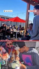 Quand Victor Wembanyama rend visite aux Spurs Jackals, le groupe de supporters qu'il a créé à San Antonio - Basket - NBA - Spurs