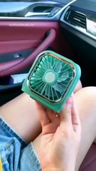 Mini Portable Clip-On Hand Fan 💨✨ Rechargeable Cooling On-the-Go | Pocket-Size Power for Hot Days 🇺🇸