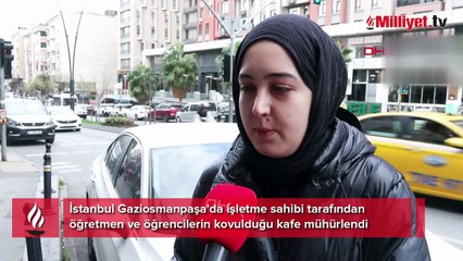 'Az sipariş verdiler' tartışması krize dönüştü! Öğretmen ve öğrencilerin kovulduğu kafe mühürlendi