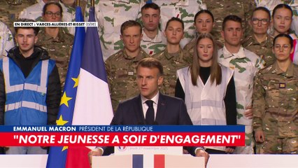 Emmanuel Macron : «Nous avons besoin de mobilisation de la nation pour se défendre»