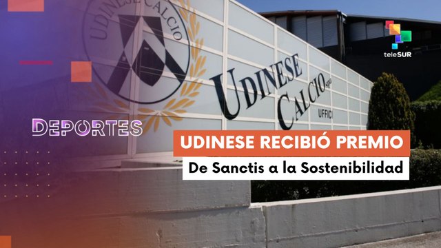 Udinese recibió premio de Sanctis a la Sostenibilidad