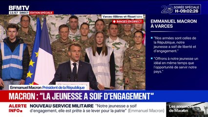 Défense: "Nous avons besoin de mobilisation", déclare Emmanuel Macron