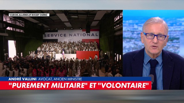 Nouveau service national : «L'armée manque de masse. Le Président répond aux besoins des armées», assure André Vallini