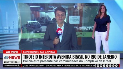Operação Barricada Zero: Tiroteio interdita Avenida Brasil no RJ