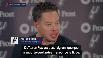 Spurs - Johnson : "Fox est aussi dynamique que n'importe quel autre meneur de la ligue"