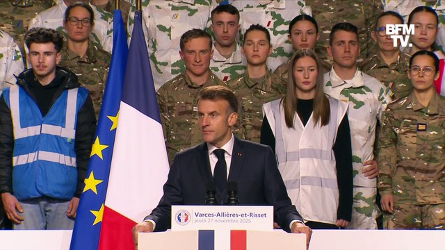 Nouveau service militaire volontaire: le discours d'Emmanuel Macron en intégralité