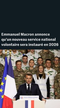 Service militaire volontaire : ce qu’il faut retenir du discours d’Emmanuel Macron