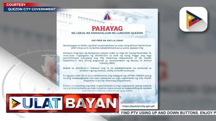 14 na establisimyento sa Brgy. La Loma, QC,  ligtas na sa African swine fever