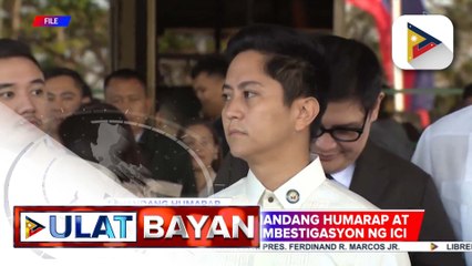Rep. Sandro Marcos, handang humarap at makipagtulungan sa imbestigasyon ng ICI | ulat ni Mela Lesmoras