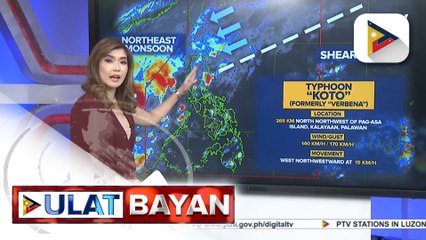 Kalayaan Islands at Palawan, bahagyang apektado ng outer cloud bands ng Bagyong #VerbenaPH | ulat ni Ice Martinez
