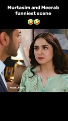 Murtasim and Meerab best funny scene wahajali yumnazaidi terebin shortfeed shorts trending
