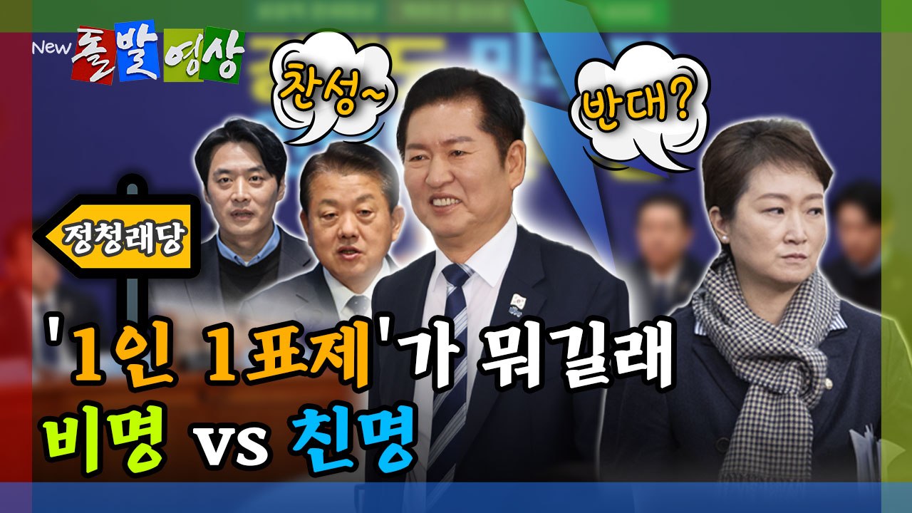 [돌발영상] '1인 1표제'가 뭐길래 비명 vs 친명 / YTN