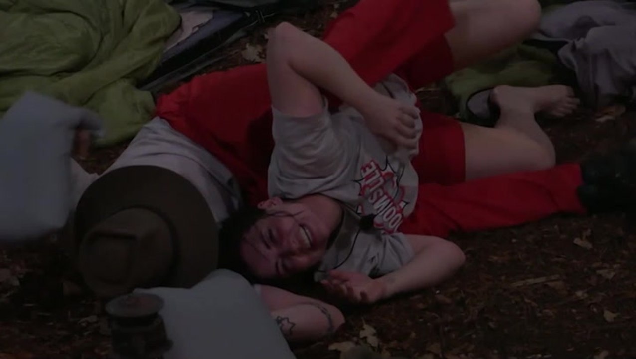 I’m A Celeb stars spark romance rumours after play fighting