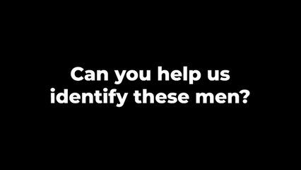 Surrey Police are looking to identify and speak to the two men in these images and this footage.