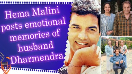 Hema Malini shares heartfelt tribute to late Dharmendra on social media