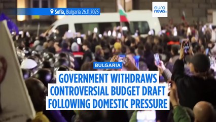 Bulgarian government withdraws 2026 budget draft after mass protests