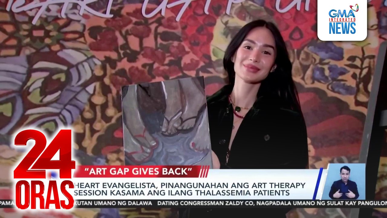 Heart Evangelista, pinangunahan ang art therapy session kasama ang ilang thalassemia patients | 24 Oras